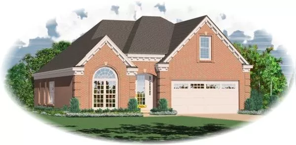 image of small traditional house plan 8130